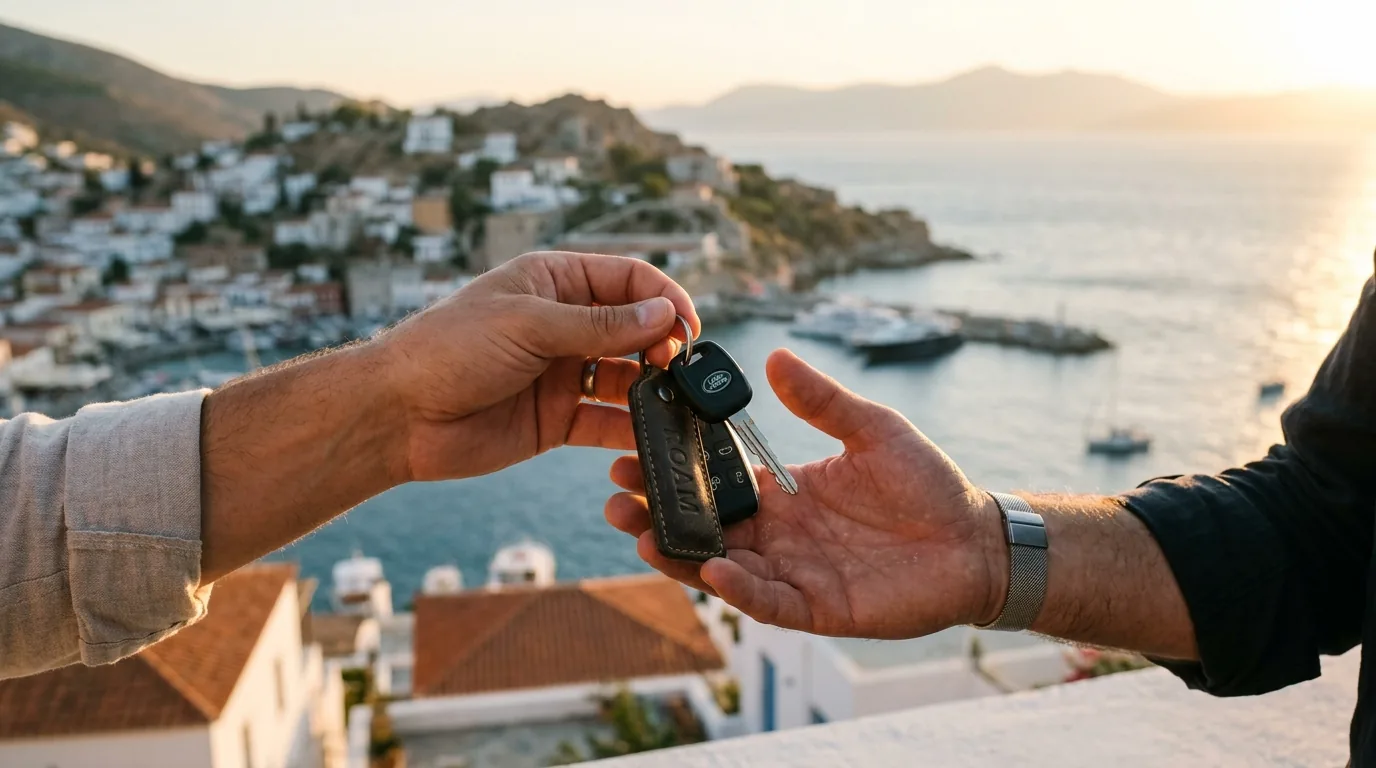 Consegna chiavi KS Rent Sardinia al porto Olbia Isola Bianca — ritiro rapido