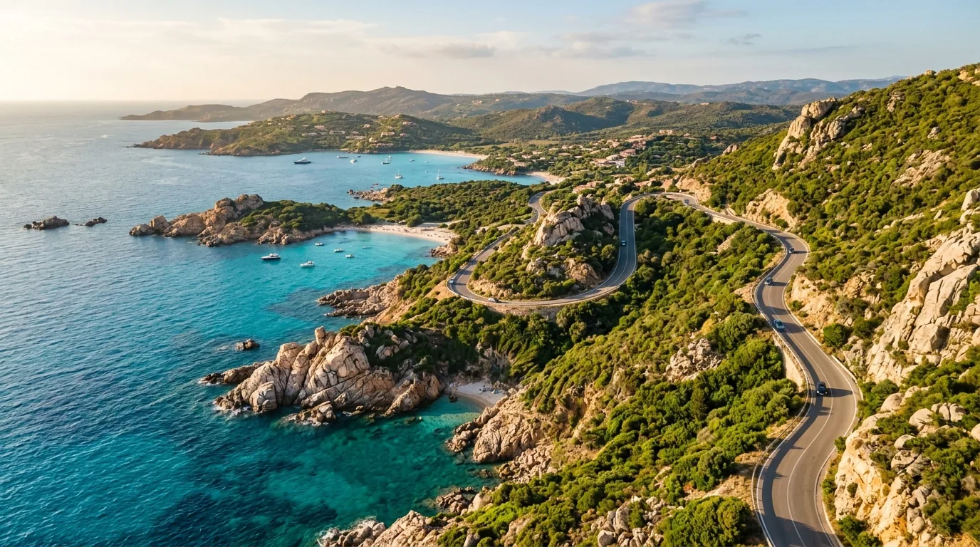 Itinerario 7 giorni in Costa Smeralda da Olbia: percorsi, spiagge, distanze