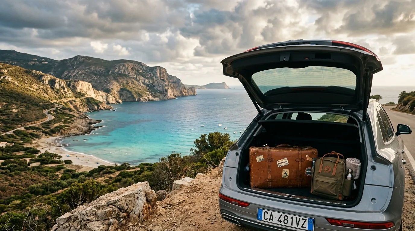 Noleggio auto Olbia 14 giorni: tour completo dell'isola con tariffa quindicinale