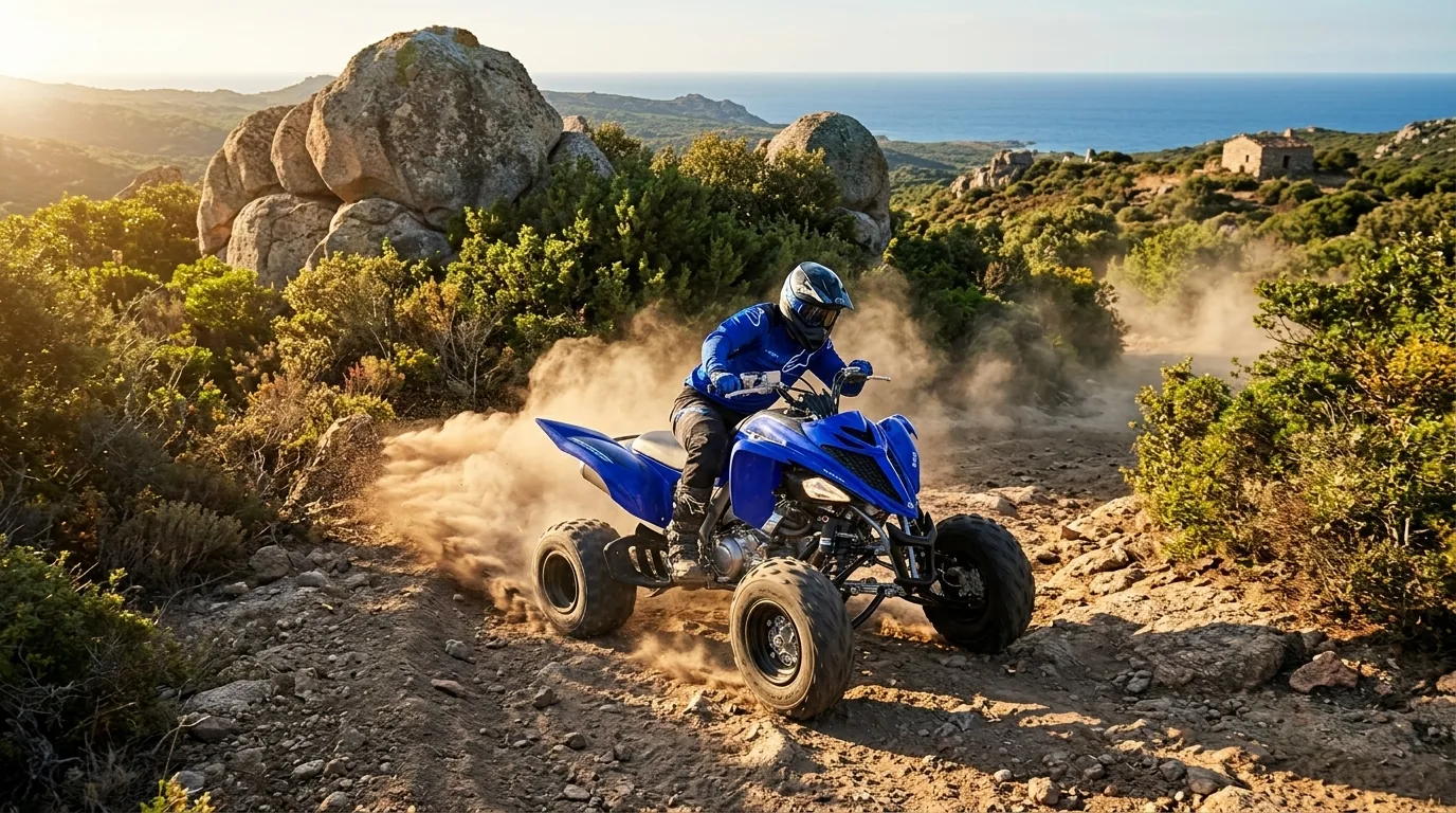 Noleggio Yamaha Quad Raptor Olbia | Off-Road Gallura - KS Rent