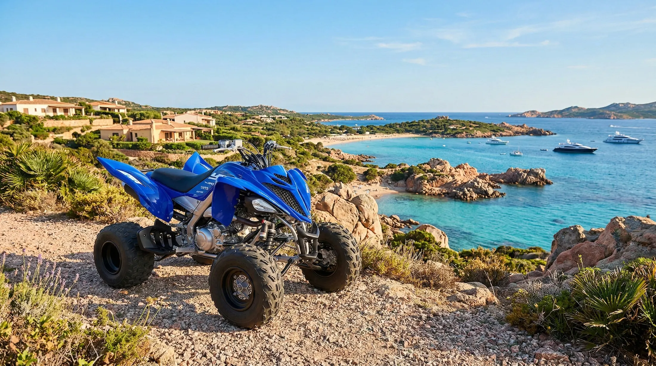 Noleggio protetto Yamaha Quad Olbia Costa Smeralda - KS Rent